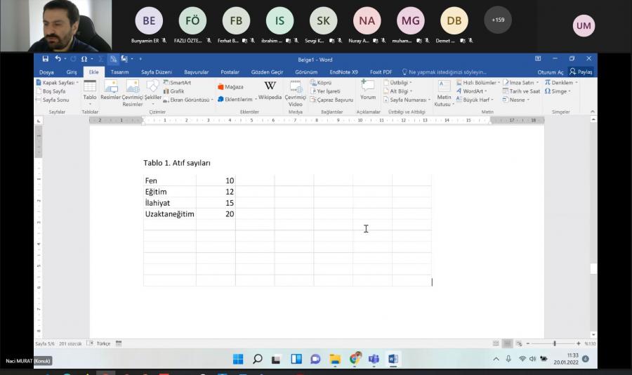 Microsoft Office Uygulamaları ve Çalışma Planlama Süreci Eğitimi