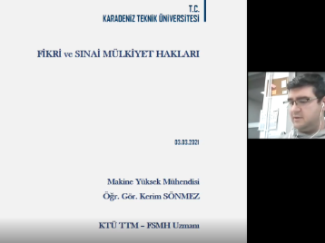 "Fikri ve Sınai Mülkiyet Hakları" Konulu Eğitim Düzenlendi