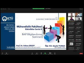 BAP Bilgilendirme Semineri Yapıldı.