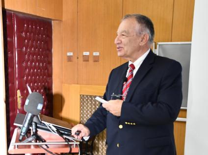 TÜBA Şeref Üyesi Prof. Dr. Emin KANSU Fakültemizde Konferans Verdi