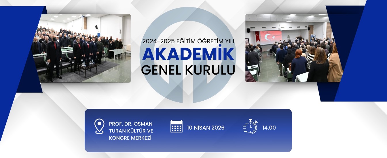 Mühendislik Fakültesi 2024-2025 Eğitim-Öğretim Yılı Akademik Genel Kurulu Gerçekleştiriliyor
