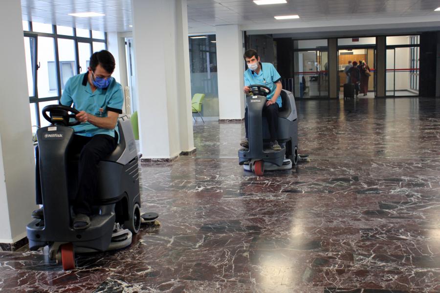 temizlik makine konteyner