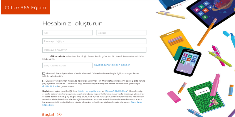 3. Adım - Kod Doğrulama