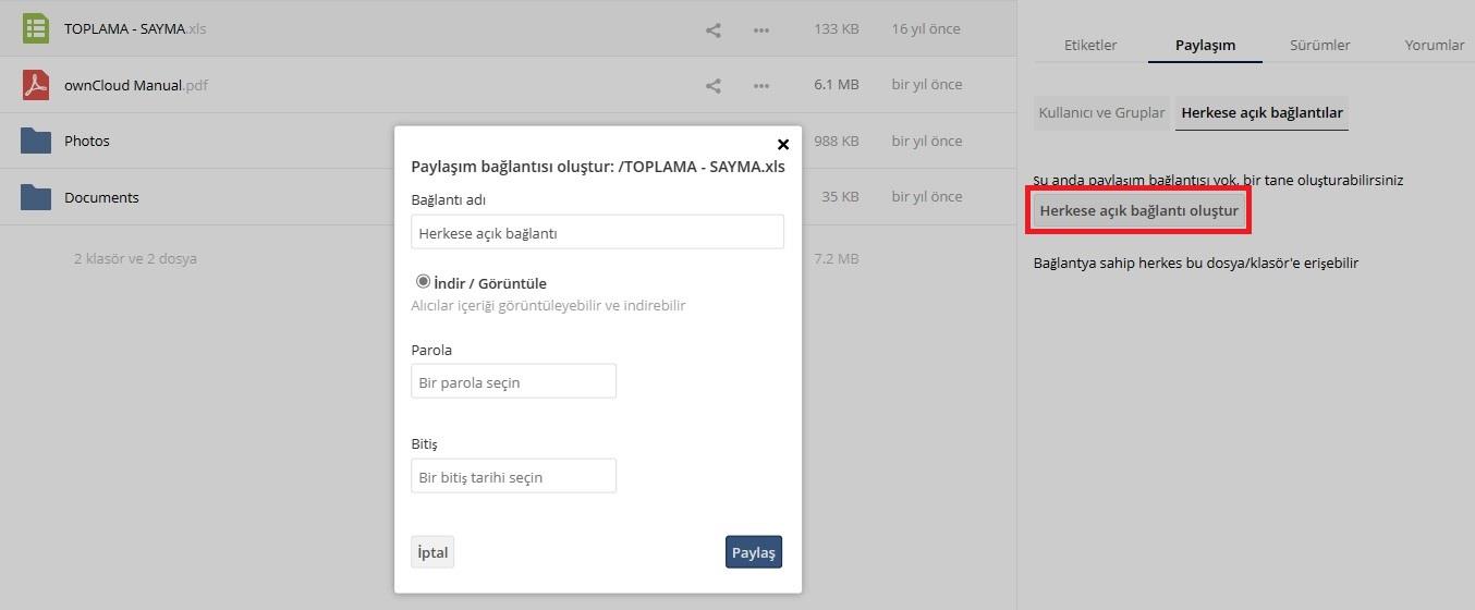 Bağlantı Kopyalama 1