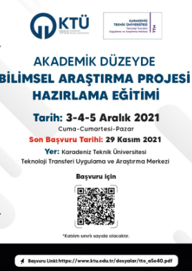 Akademik Düzeyde Bilimsel Araştırma Projesi Hazırlama Eğitimi