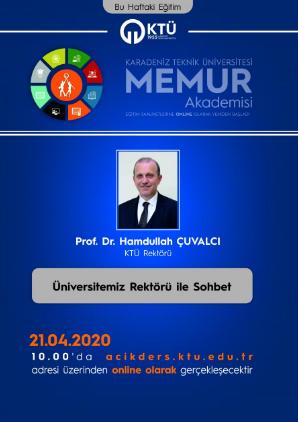 Üniversitemiz Rektörü ile Sohbet