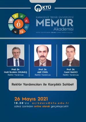 Rektör Yardımcıları İle Karşılıklı Sohbet