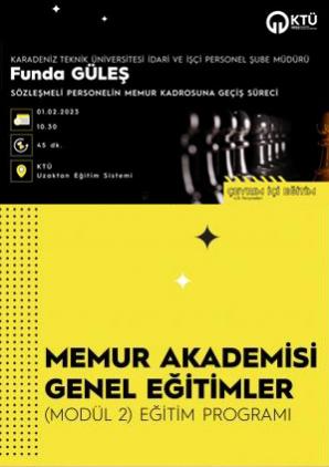 Sözleşmeli Personelin Memur Kadrosuna Geçiş Süreci Eğitimi