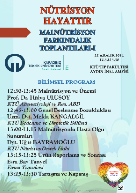 Nütrisyon Hayattır?- Malnütrisyon Farkındalık Toplantıları-I