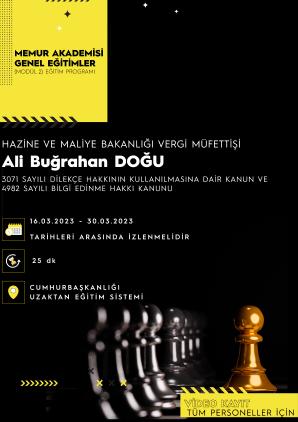 3071 Sayılı Dilekçe Hakkının Kullanılmasına Dair Kanun ve 4982 Sayılı Bilgi Edinme Hakkı Kanunu