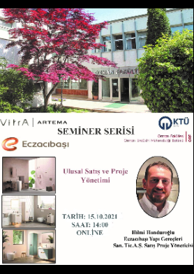 OEM Seminerler Serisi - Ulusal Satış ve Proje Yönetimi (Çevrimiçi Etkinlik)