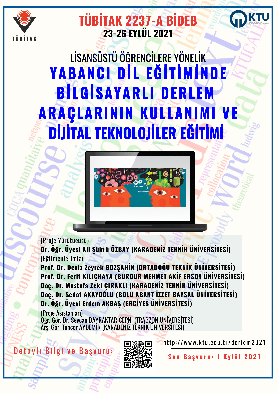 Lisansüstü Öğrencilere Yönelik Yabancı Dil Eğitiminde Bilgisayarlı Derlem Araçlarının Kullanımı Dijital Teknolojiler Eğitimi