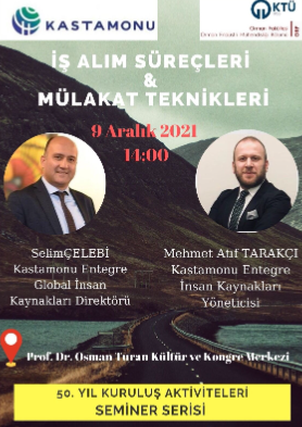 OEM Seminerler Serisi - İşe Alım Süreçleri ve Mülakat Teknikleri