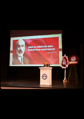 Millî Kimlik İnşası Bağlamında Mehmet Akif Ersoy ve İstiklâl Marşı Konferansından Kareler
