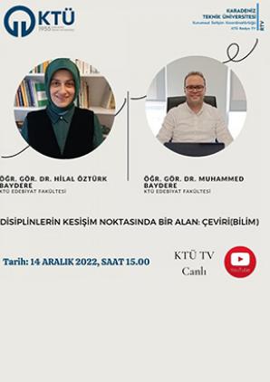 Disiplinlerin Kesişim Noktasında Bir Alan: Çeviri(Bilim) Konulu Söyleşi