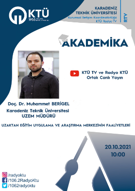 Akademika - Doç. Dr. Muhammet BERİGEL