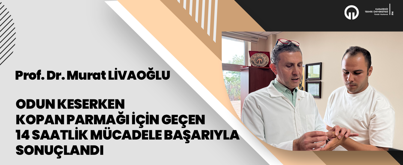 Odun Keserken Kopan Parmağı İçin Geçen 14 Saatlik Mücadele Başarıyla Sonuçlandı