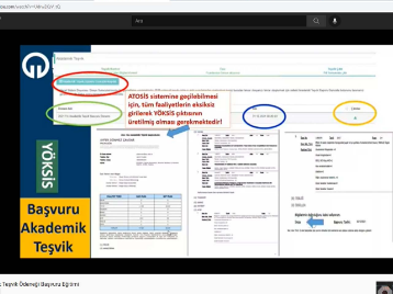 Akademik Teşvik Ödeneği Başvuru ve Değerlendirme Eğitimi Verildi