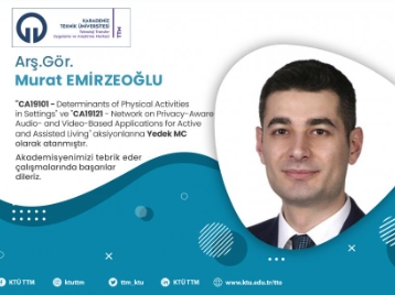 Akademisyenimizden COST Programında Başarı: Arş. Gör. Murat EMİRZEOĞLU 