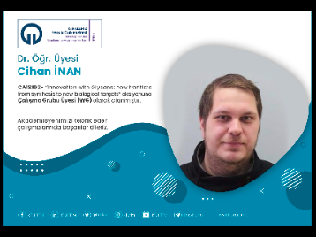 Dr. Öğr. Üyesi Cihan İNAN COST Programına Çalışma Grubu Üyesi (WG) Olarak Atandı