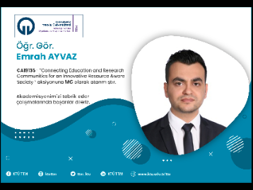 COST Programında Bir Başarı da Üniversitemiz Teknoloji Transferi Uygulama ve Araştırma Merkezinden Geldi!