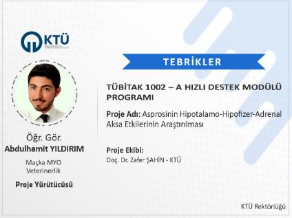 Akademisyenimize TÜBİTAK Proje Desteği