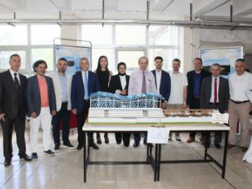 Üniversitemiz İnşaat Mühendisliği Bölümünde Bitirme Projeleri Sergisi Düzenlendi