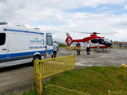 112 Hava Ambulansı Erken Müdahale Gerektiren Hastalık Durumlarında Hayat Kurtarıcı Oluyor