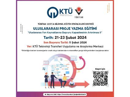 "Uluslararası Proje Yazma Eğitimi" Başvuruya Açıldı!