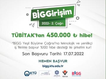 TÜBİTAK 1512 BİGG Programı'nın 2022 Yılı 2. Çağrısı