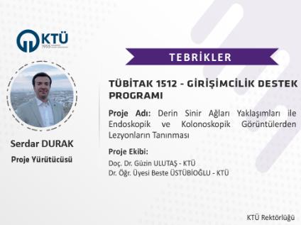 Girişimcimize TÜBİTAK 1512 Programı Kapsamında Proje Desteği