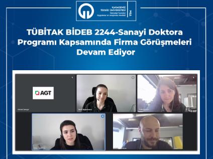TÜBİTAK BİDEB 2244-Sanayi Doktora Programı Kapsamında Firma Görüşmeleri Devam Ediyor!