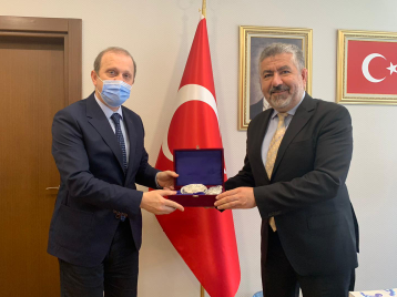 Rektörümüz, T.C. Sanayi ve Teknoloji Bakan Yardımcısı Dr. Çetin Ali DÖNMEZi Ziyaret Etti