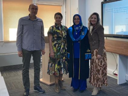 Bölümümüz Araştırma Görevlisi Sn. Nimet KALKAN Doktor Unvanı Aldı