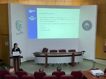 KTÜ Sağlık Bilimleri Enstitüsü Akademisyenlerine Yönelik COST Programı Bilgilendirme Etkinliği Gerçekleştirildi