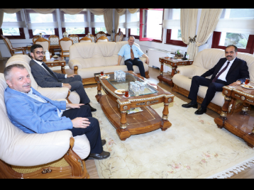 Muhammet BALTA, Rektörümüzü Ziyaret Etti