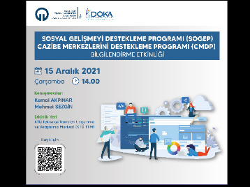 Üniversitemizde CMDP ve SOGEP Programları Bilgilendirme Etkinliği Düzenleniyor!