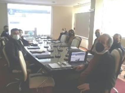 Bölüm başkanları ile değerlendirme toplantısı