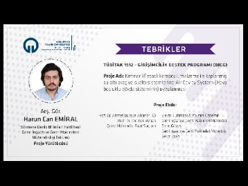 Üniversitemize TÜBİTAK 1512 - Girişimcilik Destek Programı (BiGG) Proje Desteği