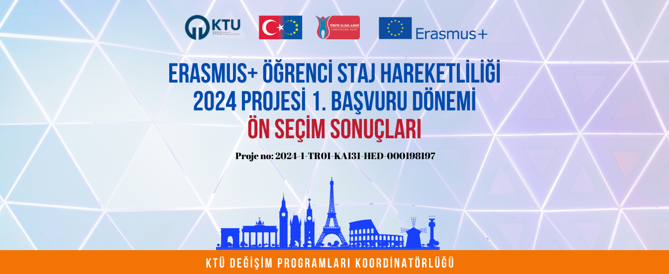 2024 STAJ 1. BAŞVURU ÖN SEÇİM SONUÇLARI BANNER