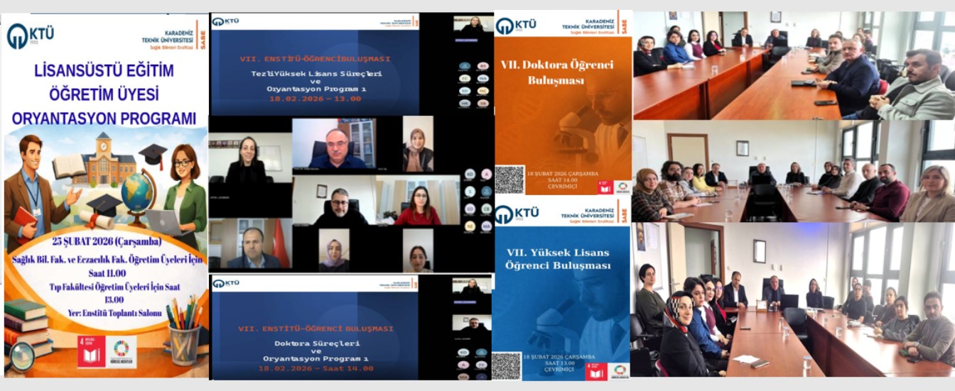 Öğretim Üyesi Oryantasyon Programı ve Lisansüstü Öğrenci Buluşması gerçekleştirildi