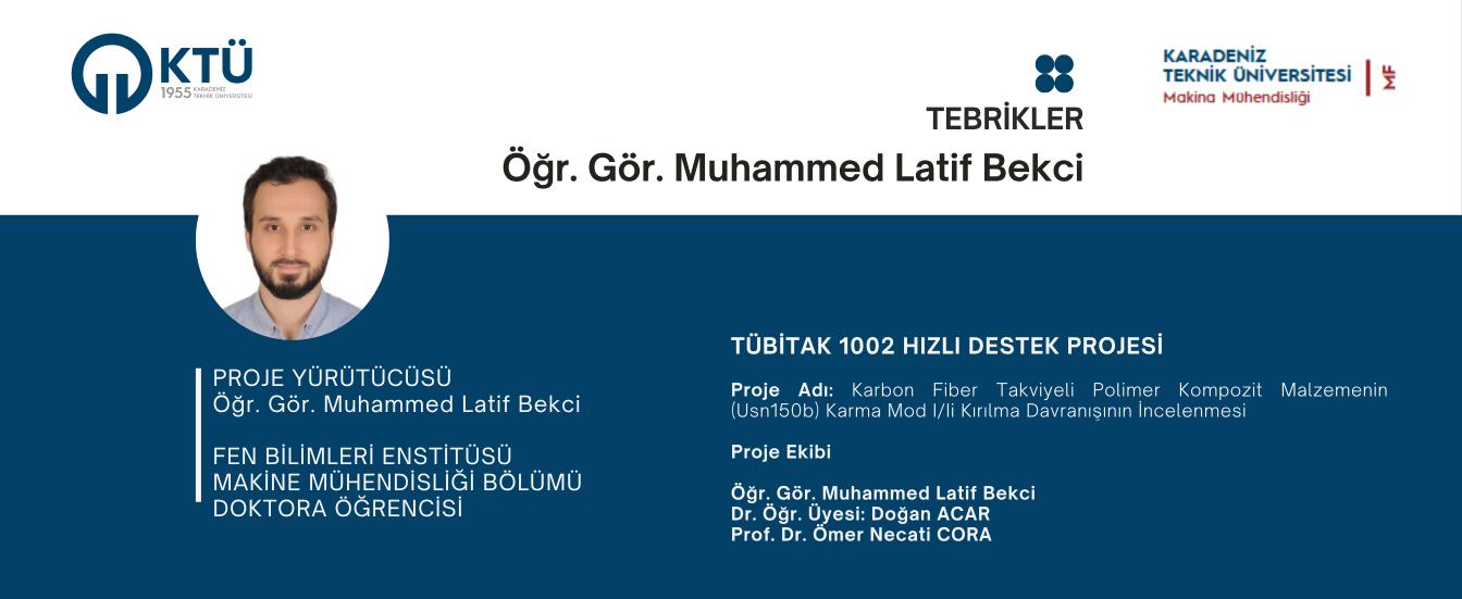 TÜBİTAK 1002- HIZLI DESTEK PROJESİ