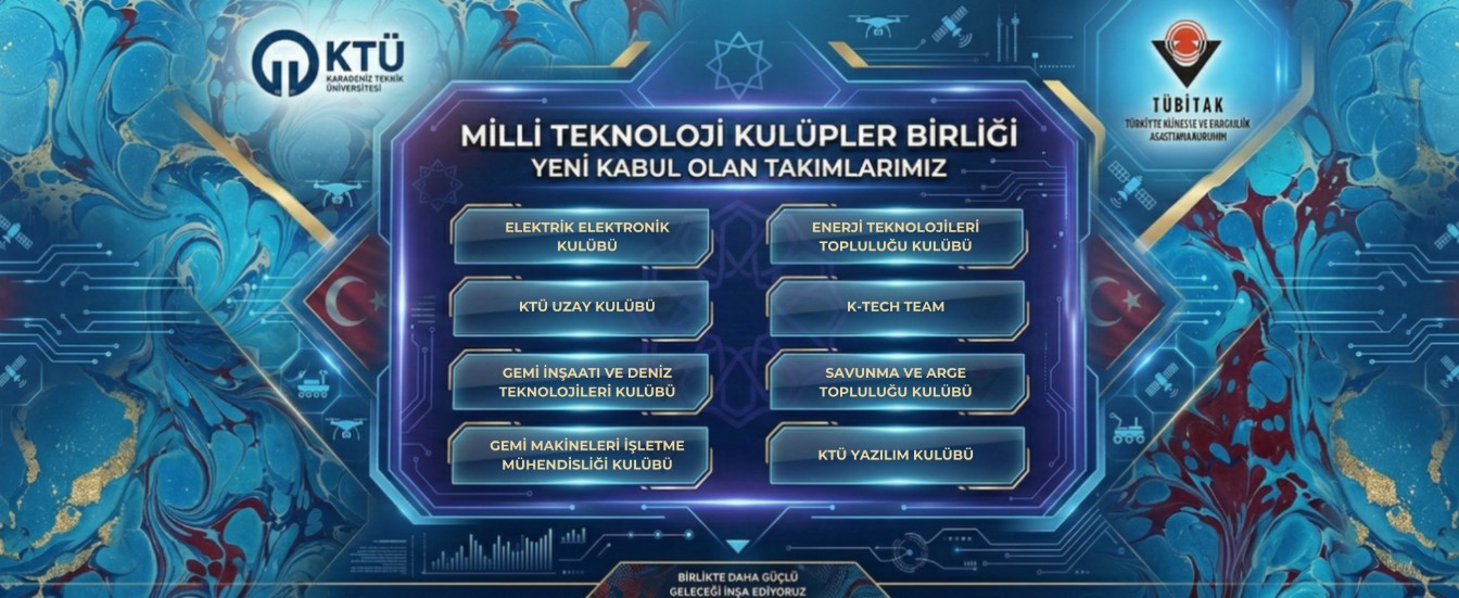 Milli Teknoloji Kulüpleri Birliği Kabul ALan Takımlarımız